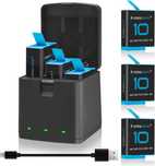 Комплект от 3 батерии и кутия COOLSHOW Hero 12/11/10/9-1800mAh