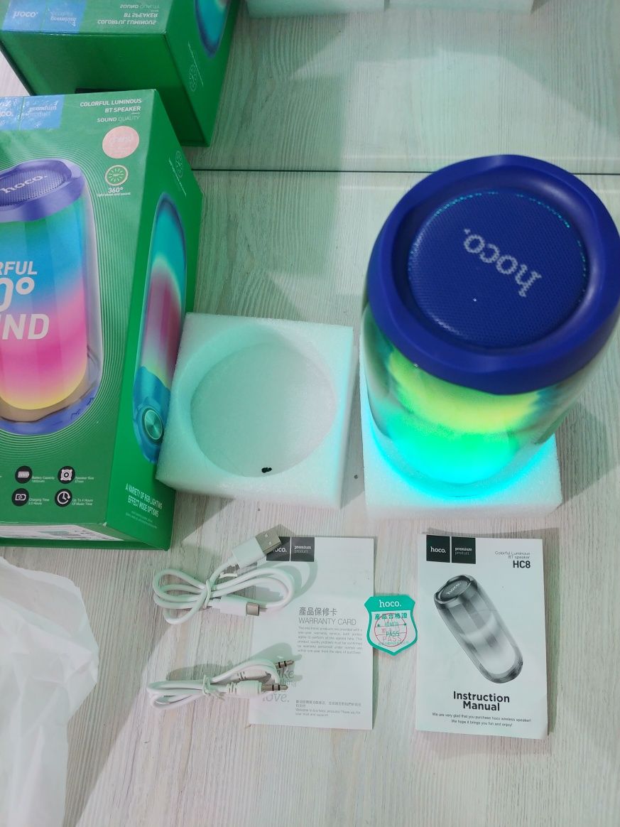 Портативная колонка HOCO HC8, Bluetooth, 10Вт, 1800мАч,