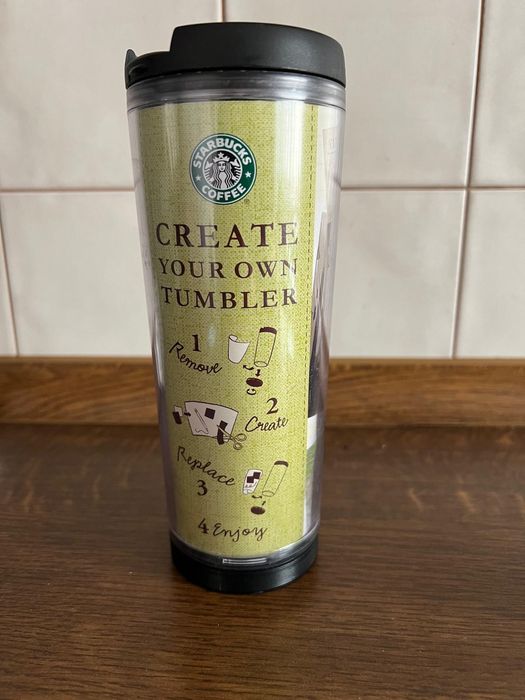 Pahar termos Tumbler Starbucks Coffee plastic inaltime 19 cm