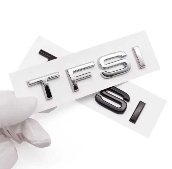 Emblema TFSI Embleme AUDI stema sigla sticker inscriptii ornament
