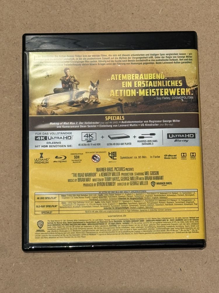 Film Mad Max 2 The Road Warrior 4k UHD Ultra HD CU SUBTITRARE RO