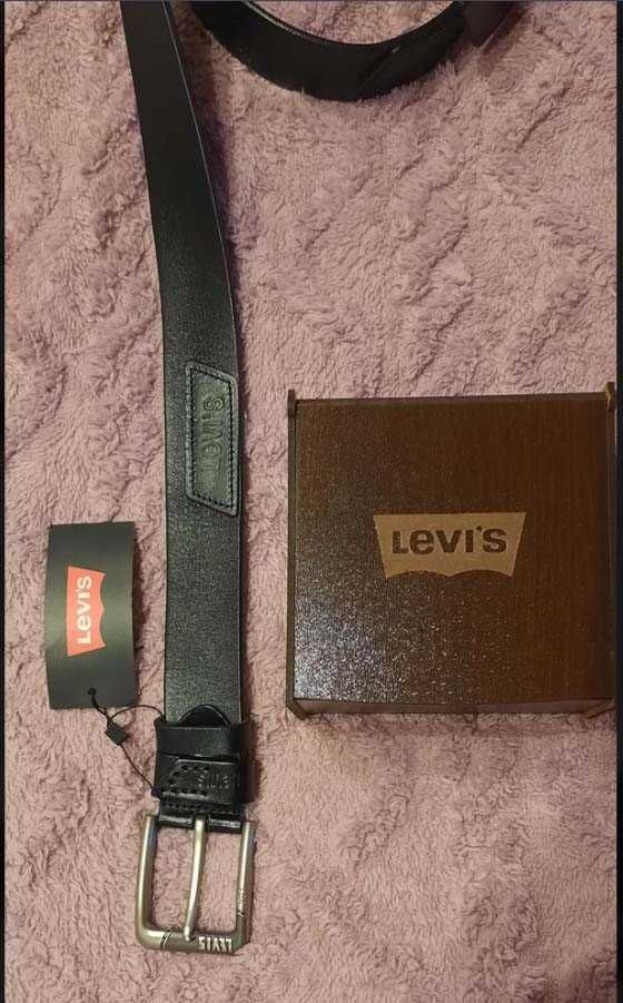 Levis кожаный ремень