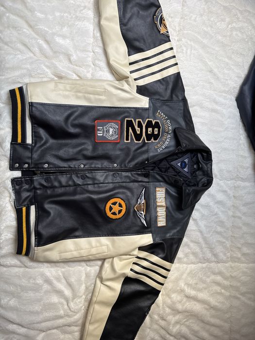 Geaca first down varsity / bomber - model rar vintage xl Buzau