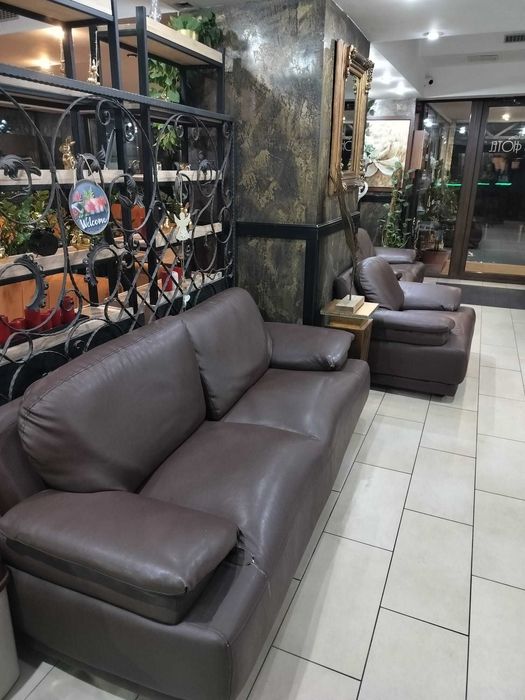 Set Canapa si fotolii piele