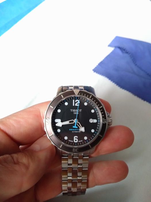 Timex x The James Brand Titanium Automatic GMT и Tissot Seastar 1000