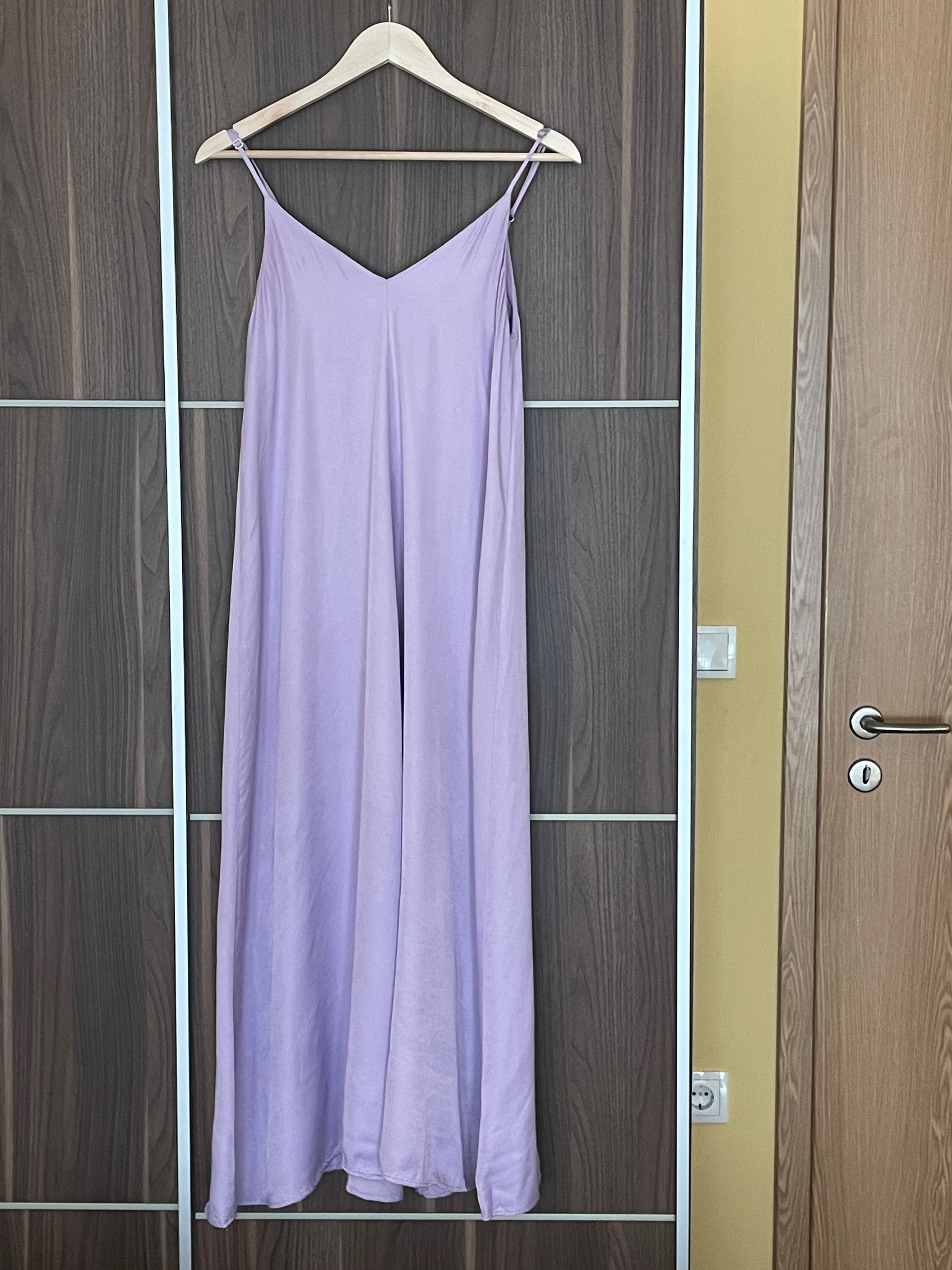 Сатенирана рокля ZARA