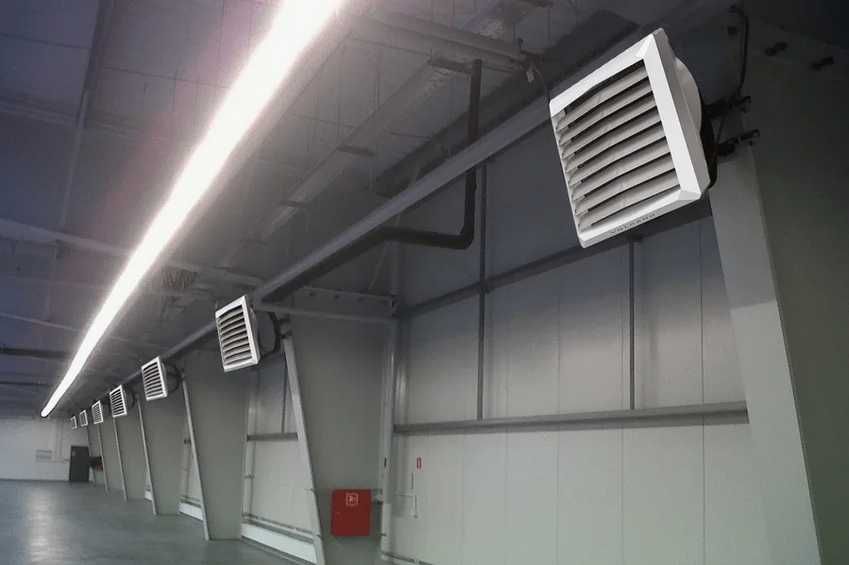 Тепловентиляторы для обогрева больших зданий (эффективное отопление)