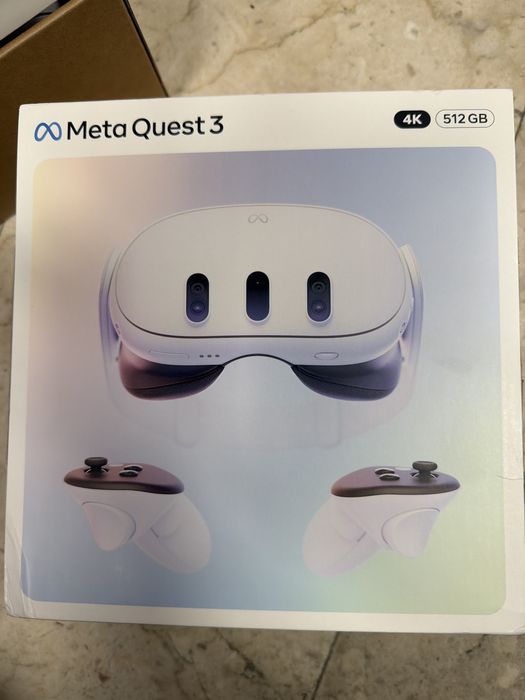 Ochelari vr meta quest 3 512gb 4k noi doar desigilata cutia