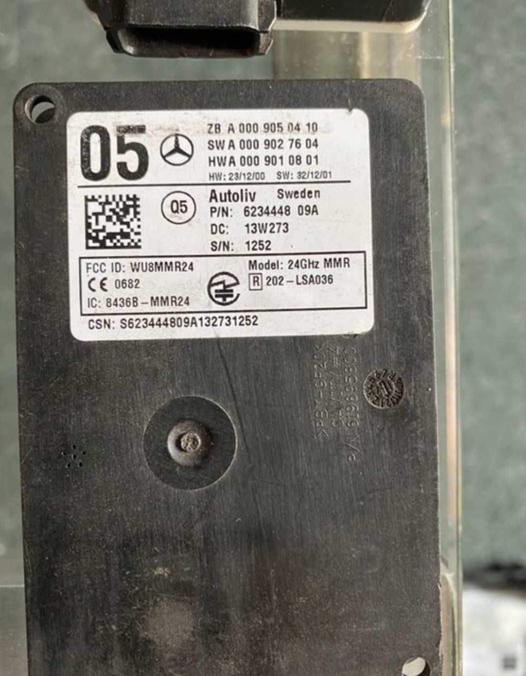 Mercedes radar modul unghi mort distronic w222 w205 w213 w166 w176