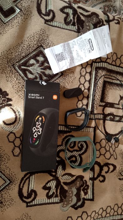 Mi Band 7 ORIGINAL EDITION дам зеленный&черный(матовый)