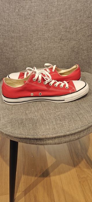 Converse EU44 - червен, плат, нисък профил