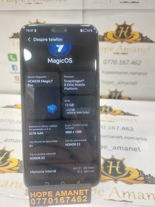 Hope Amanet P12/ Honor Magic 7 Pro