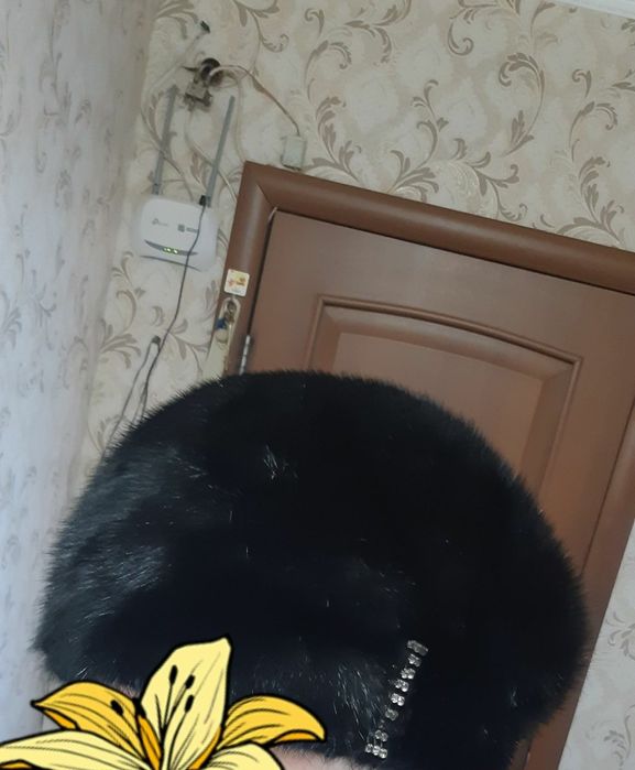 Женская норковая шапка