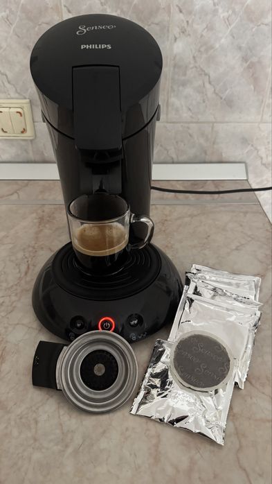 Espressor cu paduri Philips Senseo Original-cu paduri de cafea