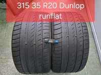 2 anvelope 315/35 R20 Dunlop runflat