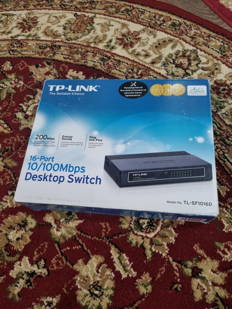 Свич 16 портов TP-Link