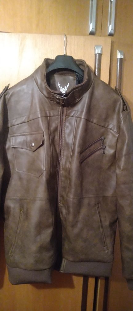 Кожено яке Denzel Outwear Anarchist Jacket  2XL