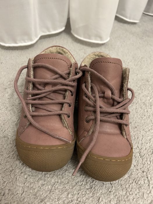 Ghete scurte piele si lana Naturino 26