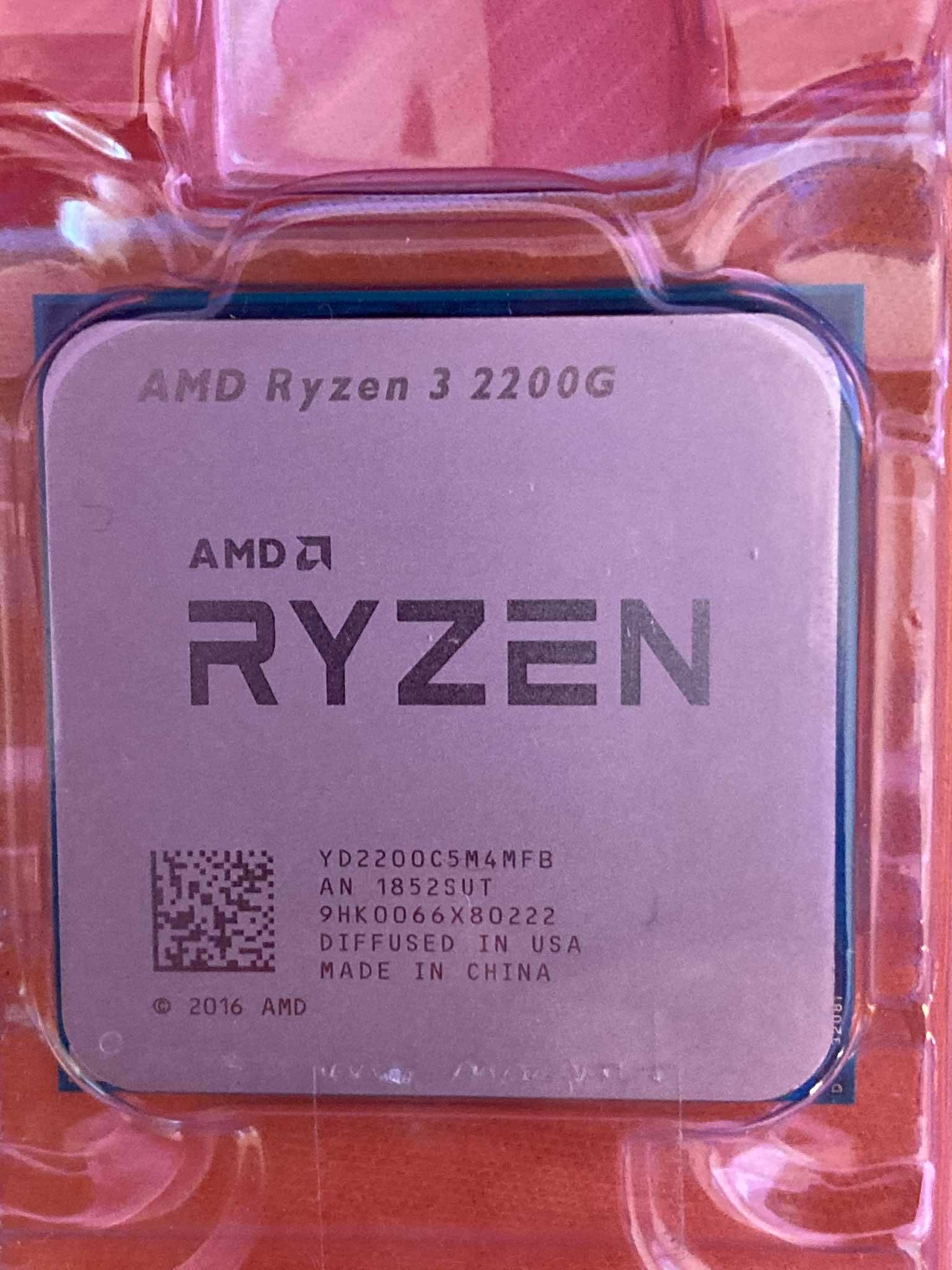Процесор AMD RYZEN 3 2200G 4 x 3.7GHz Radeon Vega 8