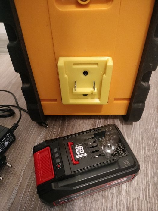 Radio/ boxa șantier adaptat einhell 18 volți