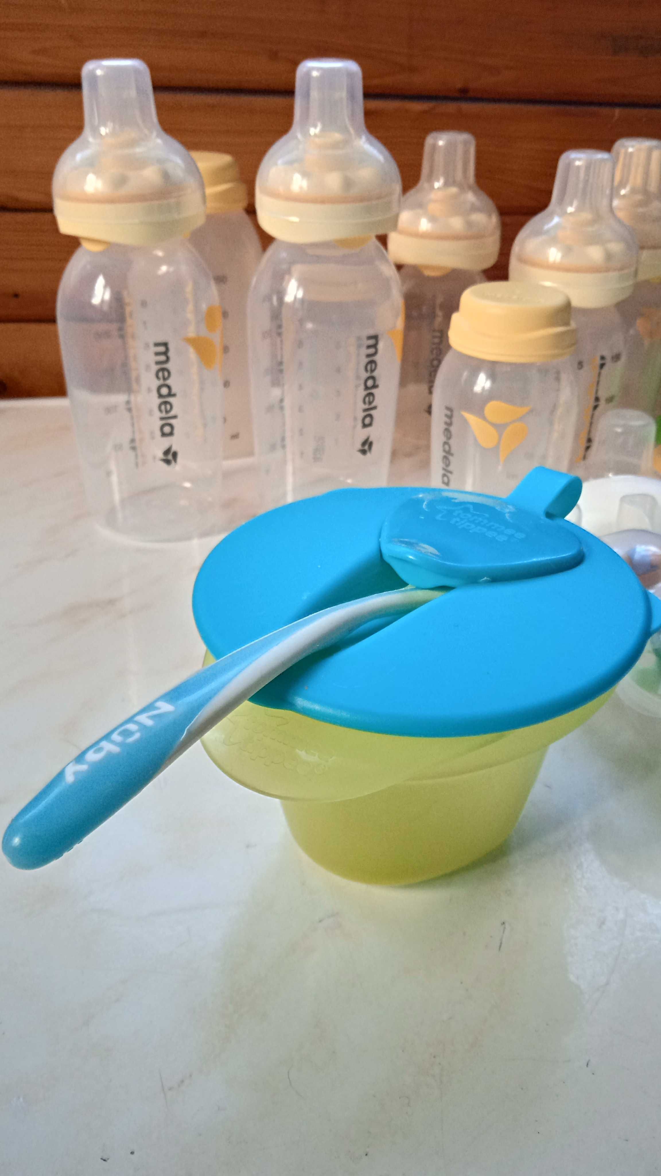 Шишета биберони и аксесоари за хранене на бебета Medela