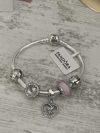 Bratara pandora argint charm argint