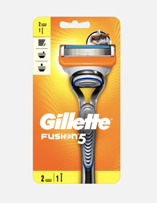 Gillette fusion 5 с двумя кассетами