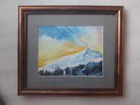 Картина "Пирин планина" акварел