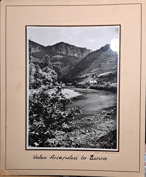 Fischer - fotografie interbelica superba - peisaj Valea Ariesului