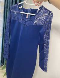 Rochie elegantă bleumarin