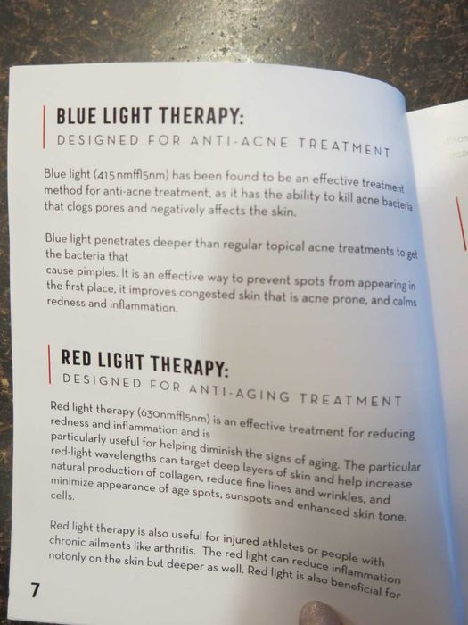 LED маска за лице Aphrona Beauty Moonlight LED Facial Treatment Mask