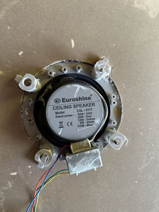 Sistem audio ambiental plafon