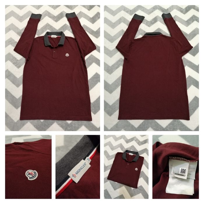MONCLER bluză POLO bărbați originală TOP | M | transport GRATUIT‼️FAN
