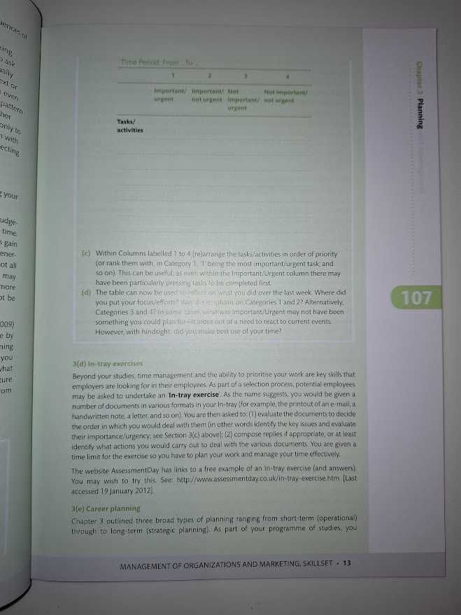 Management of organisations and marketing