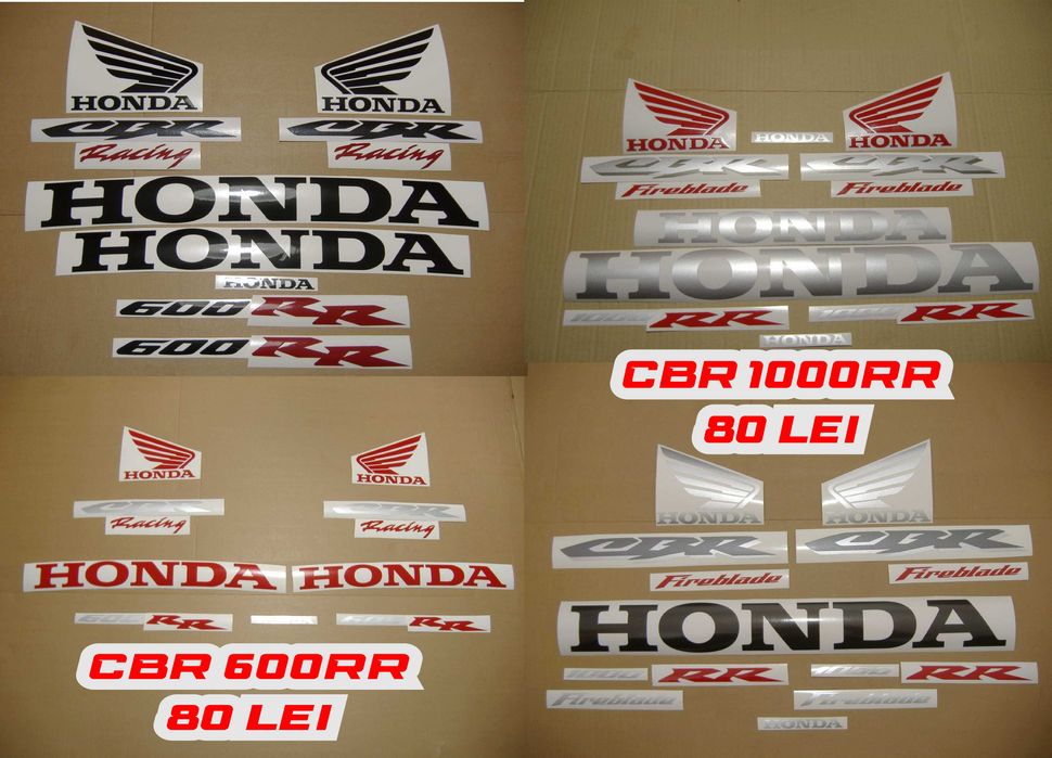 Set stickere honda CBR 600 RR  - 2002 - 2005