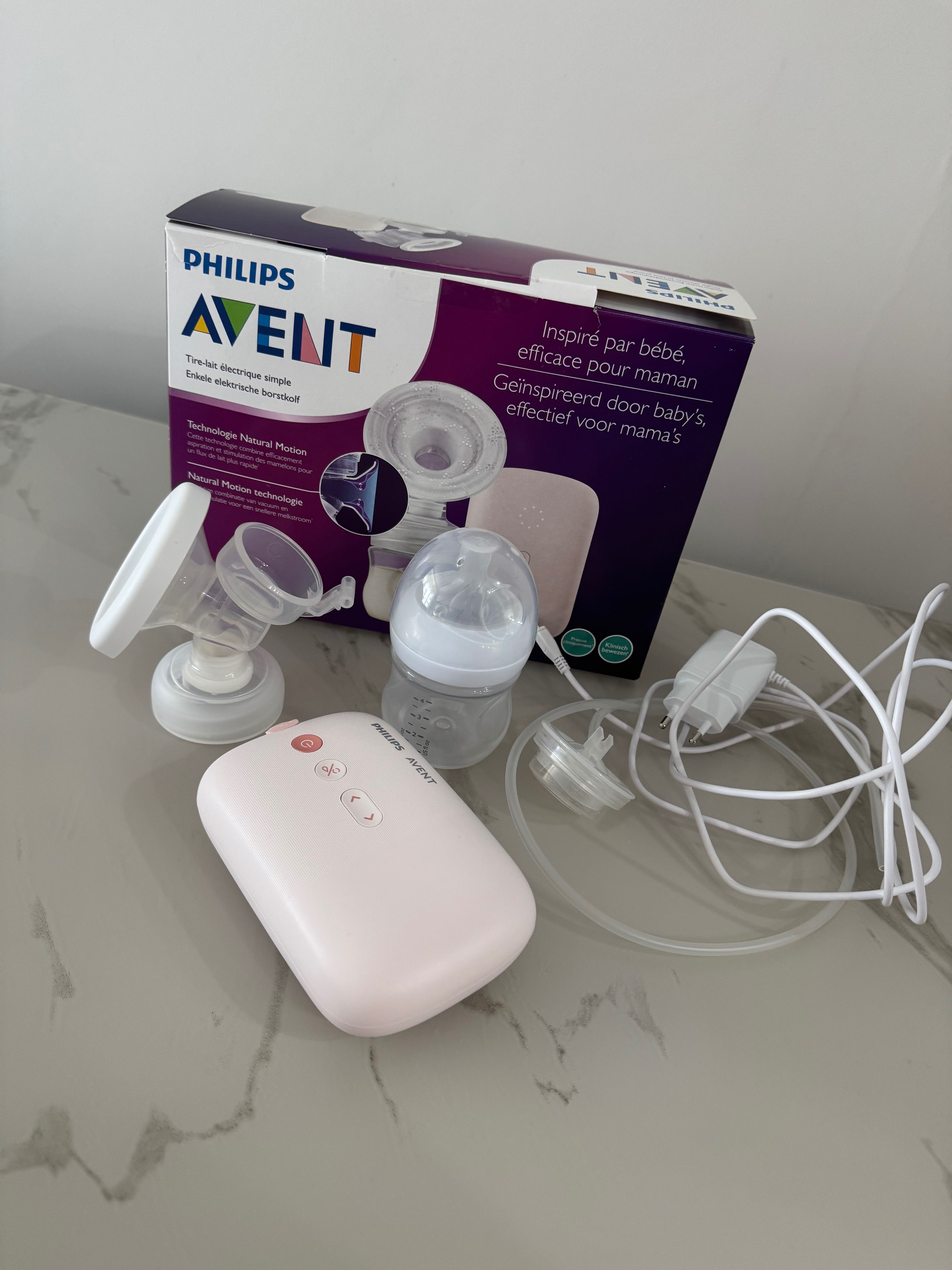 Електрическа помпа Philips Avent Natural Motion + подарък ново шише