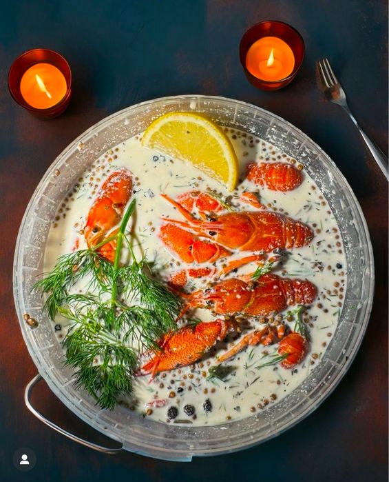 Раки,креветки,краб на новый год