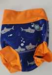 3 bucati Slip înot/scutec de apă bebeluşi - Happy  (3-6M, 6-12M, 1-2)