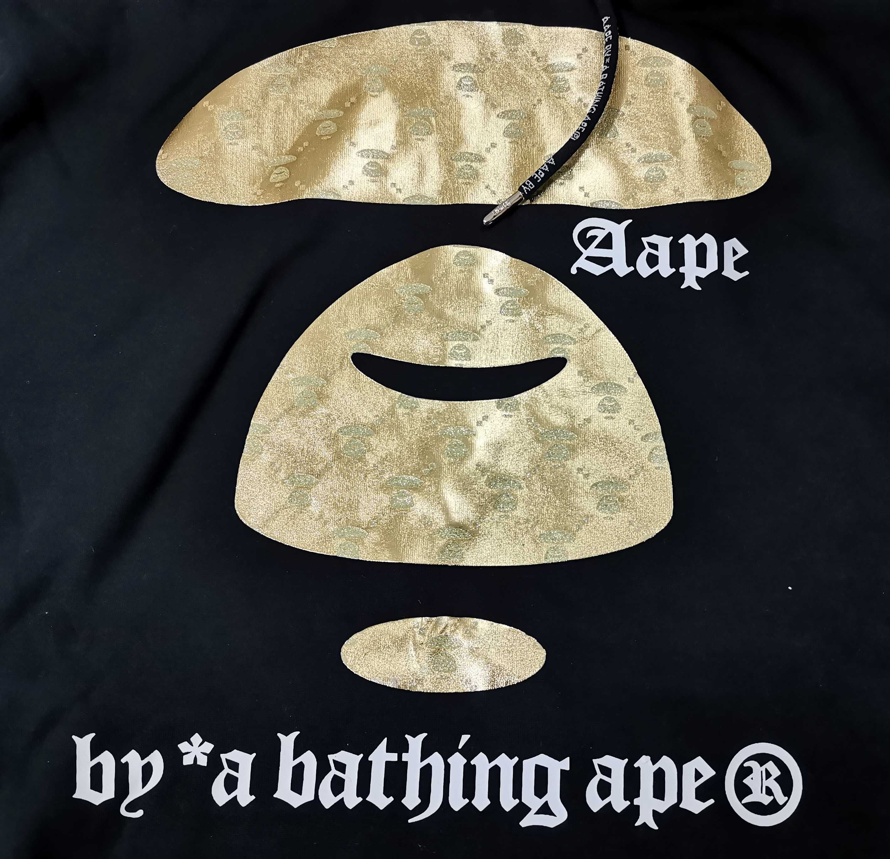 Hanorac AAPE `A Bathing APE Metallic Ape Face Sleeveless Hoodie S nou