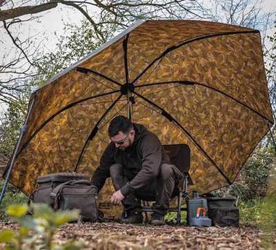 Fox 60ins Camo Brolly чадър