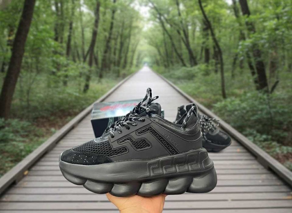 Versace Chain Reaction Negru - Full Box - PREMIUM