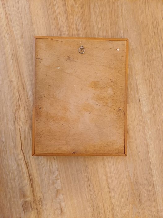 Accesoriu decorațiune vintage colectie sticla argintata Anglia 1940