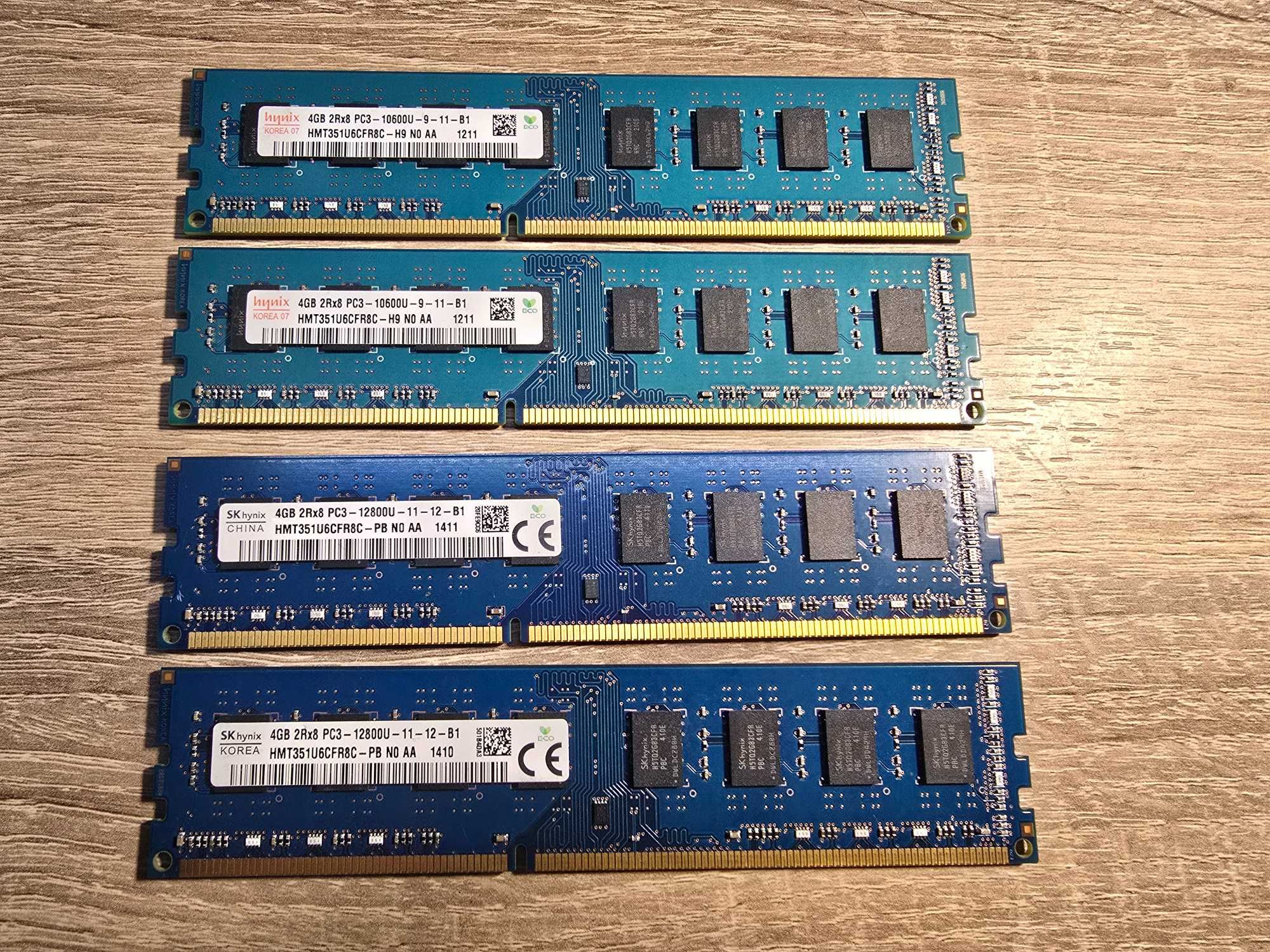 16GB DDR3 1600MHz HYNIX HMT351U6CFR8C (4 x 4GB) pentru PC