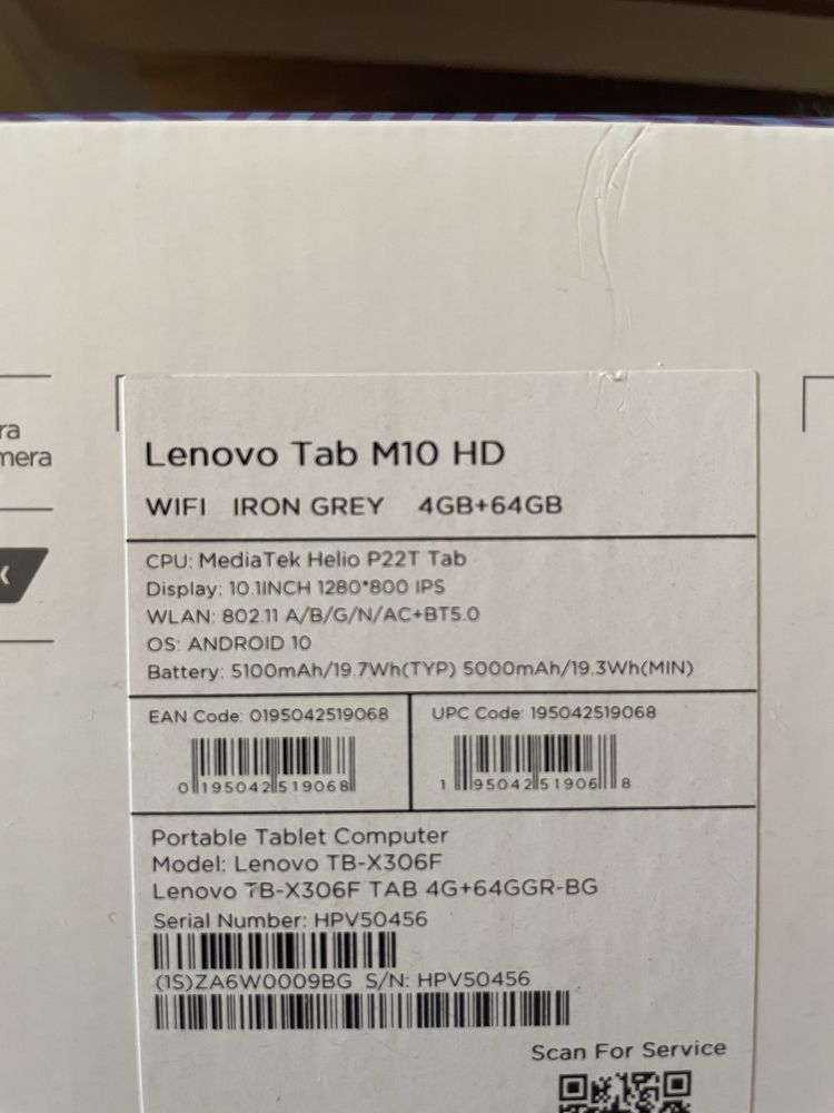 Lenovo Tab M10 HD