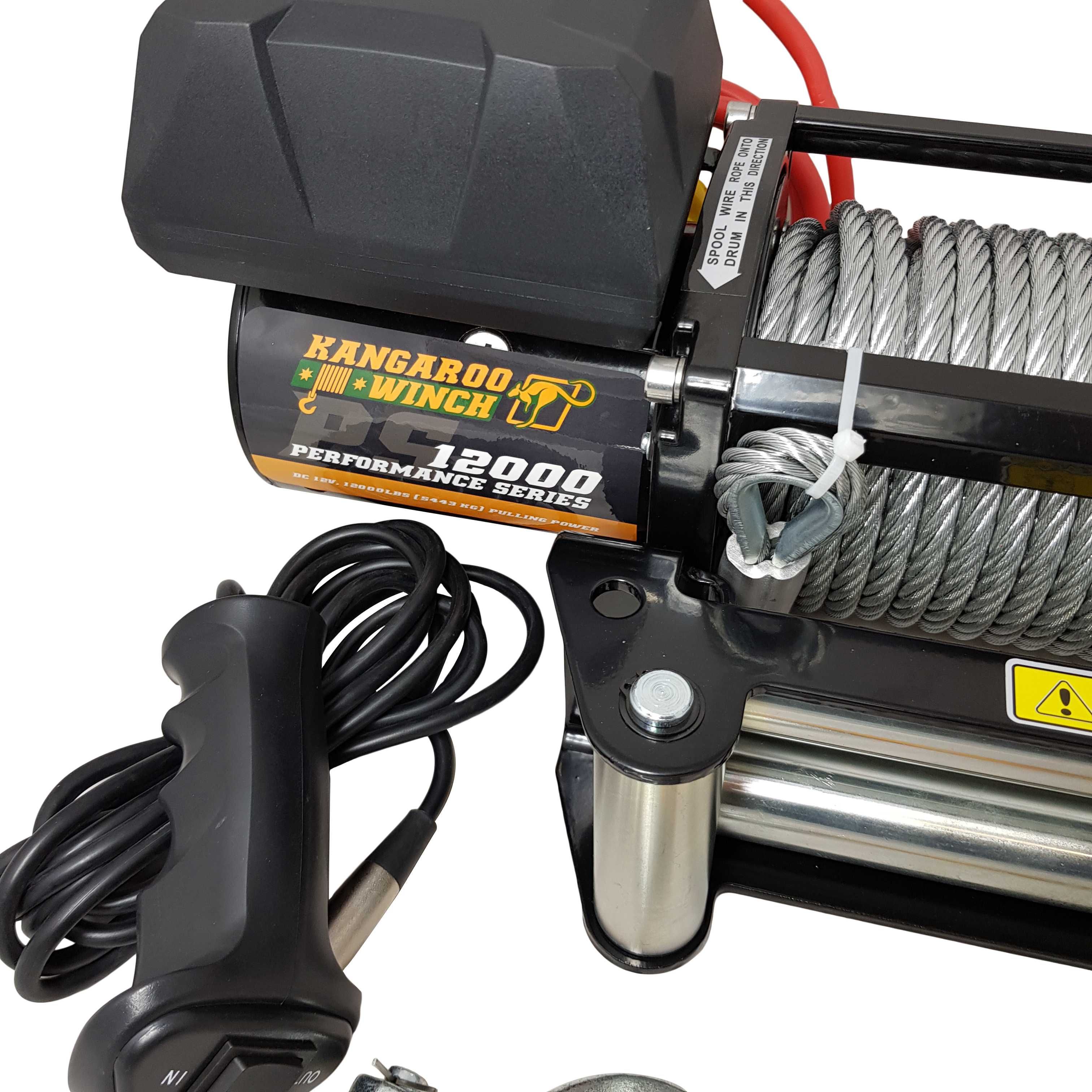 Усилена лебедка KangarooWinch K12000PS Performance Series 12V