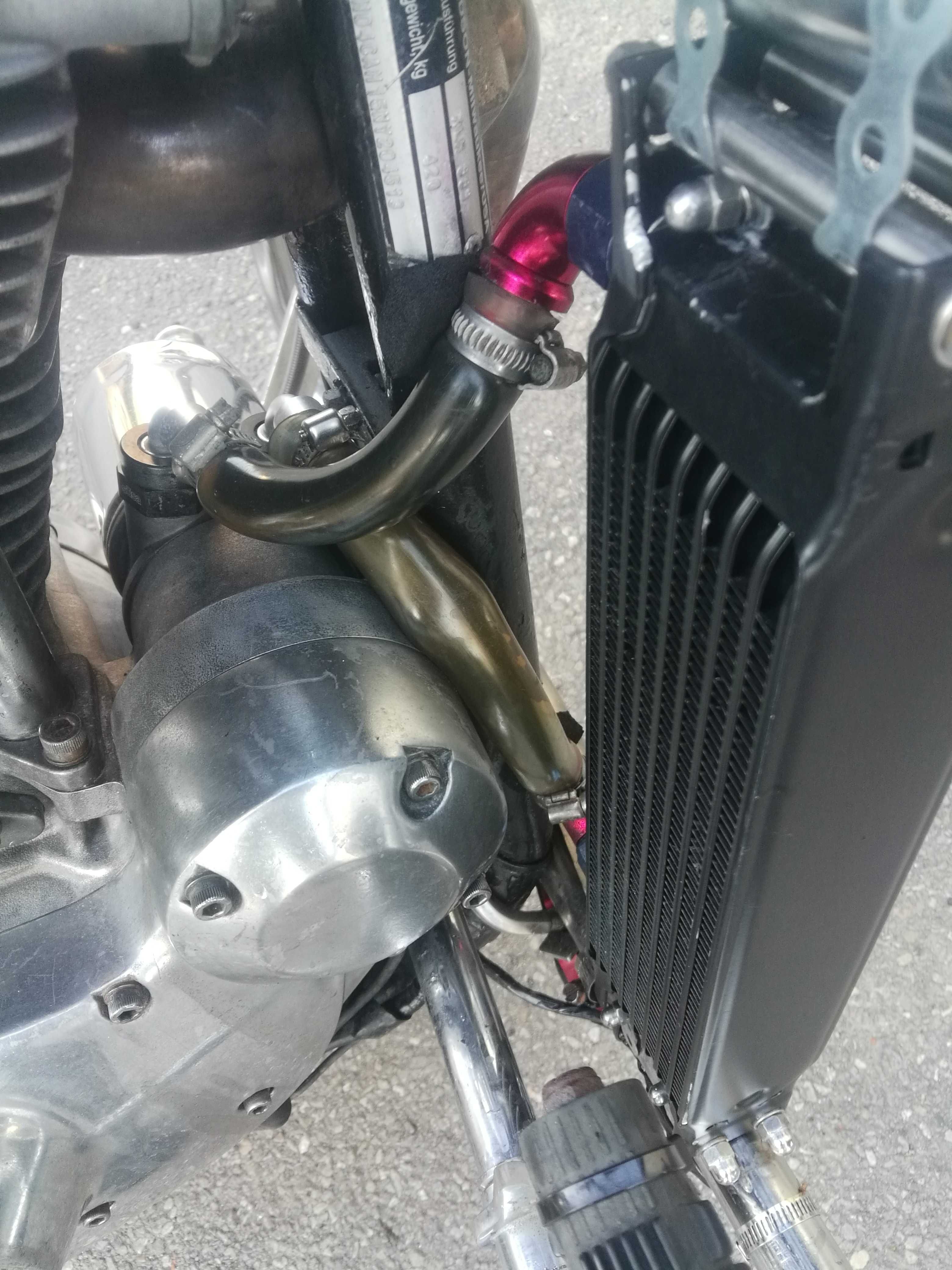 Harley Davidson Sportster 883 XLH 1992 SuperChopperized INOX+radiator