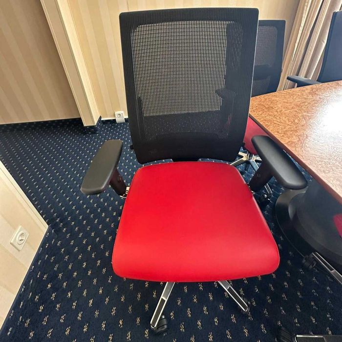 Scaun ergonomic office  gaming, roșu - negru