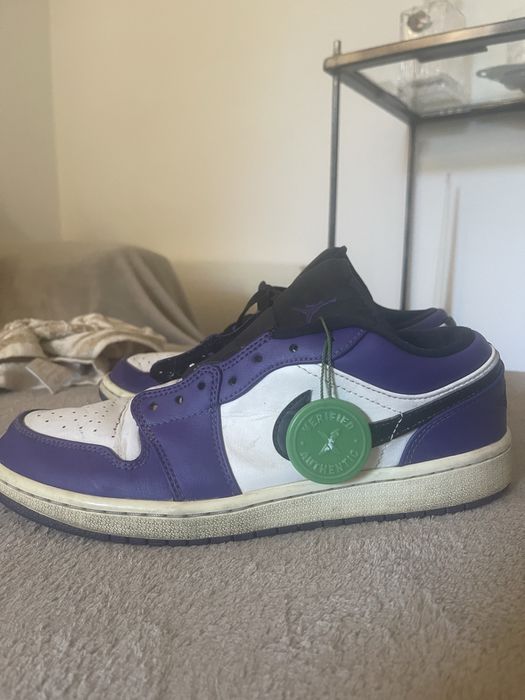 Air Jordan 1 Low Court Purple White