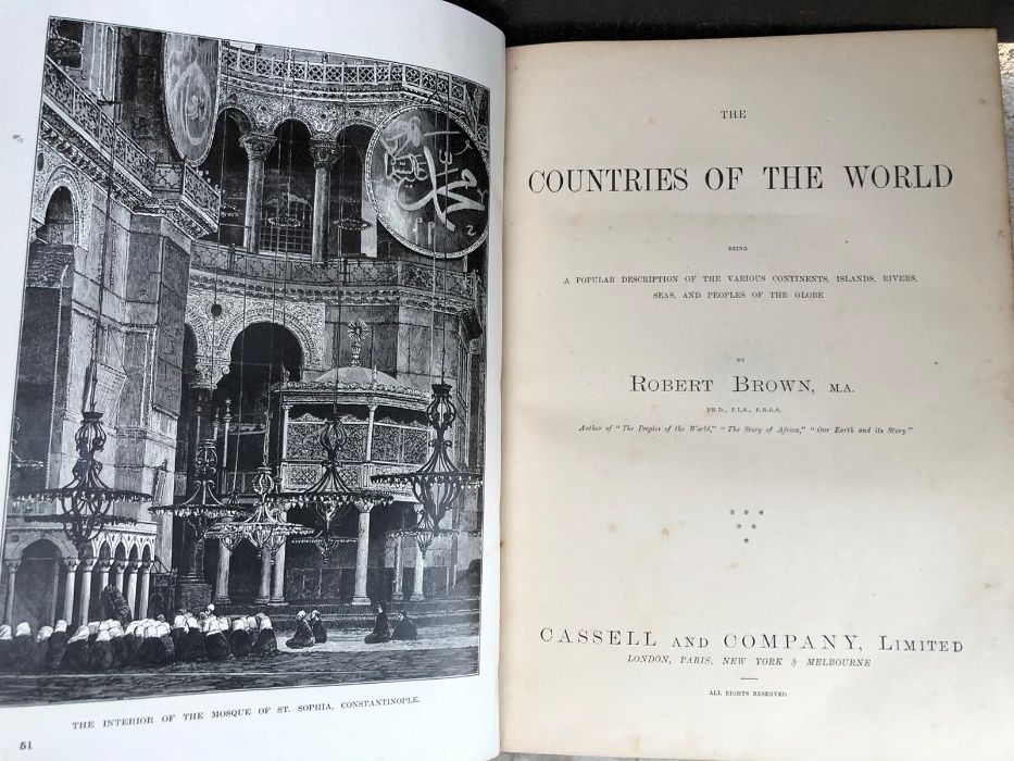 Carti Colectie 6 volume - The countries of the world by Robert Brown