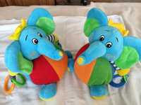 Играчки за близнаци - две меки слончета
